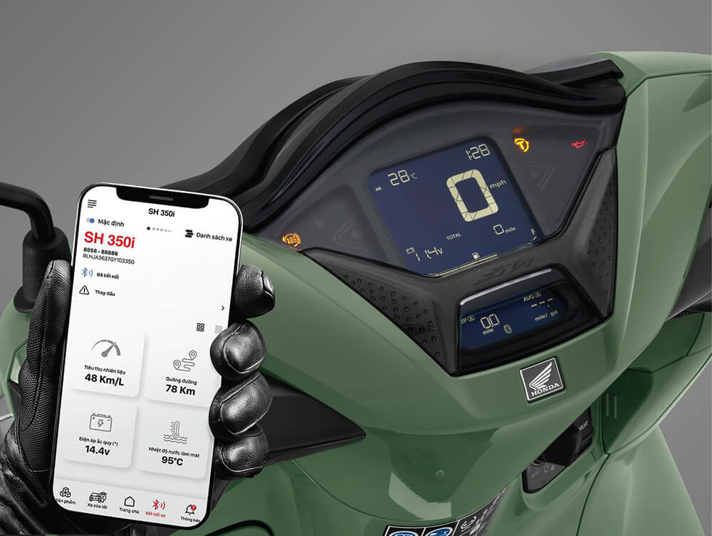 Kết nối thông minh qua ứng dụng My Honda+